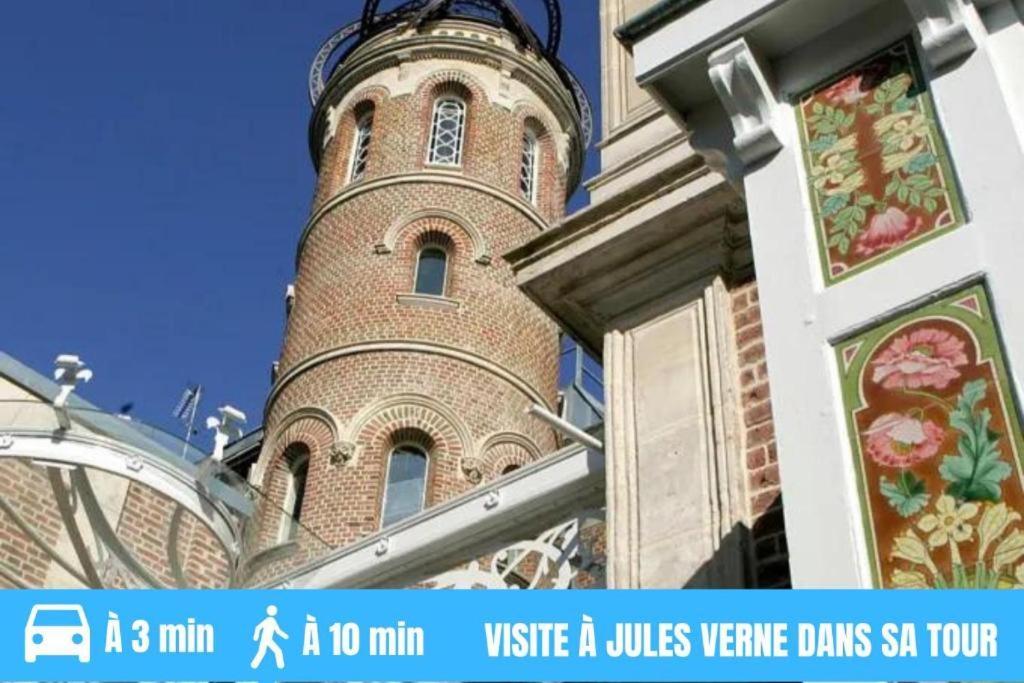 Grand Studio Amiens Gare Tout Confort Wifi Netflix 2Pers Esterno foto